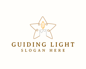 Star Candle Decor logo design