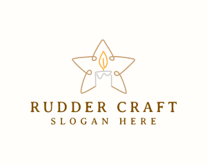 Star Candle Decor logo design