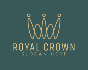Abstract Gold Crown  logo