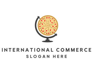 International Italian Pizza Atlas logo design