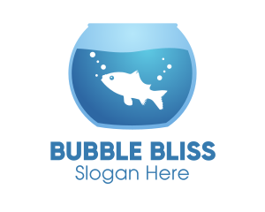 Blue Bubbly Fishbowl logo