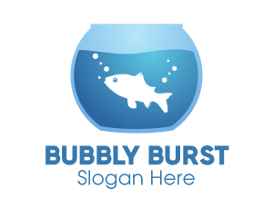 Blue Bubbly Fishbowl logo