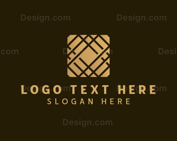 Tile Flooring Pattern Logo