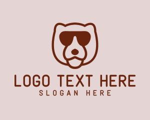 Sunglasses Bear Head logo