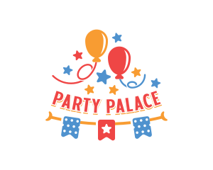 Party Balloon Event logo design