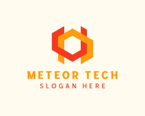 Geometric Digital Tech logo design