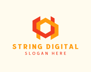 Geometric Digital Tech logo design