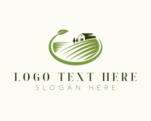 Agriculture Farming Field Logo