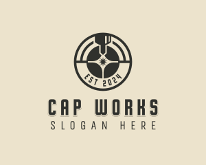 Laser Metalworks Machinery logo design