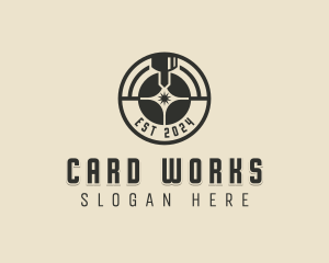 Laser Metalworks Machinery logo design