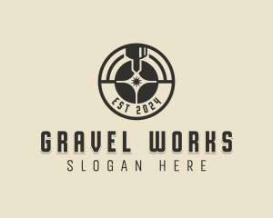 Laser Metalworks Machinery logo design