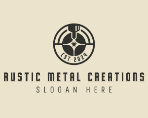 Laser Metalworks Machinery logo design