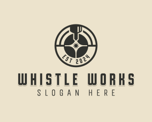 Laser Metalworks Machinery logo design