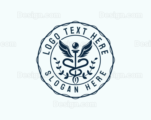 Medical Caduceus Healthcare Logo