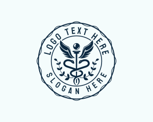 Medical Caduceus Healthcare Logo