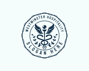 Medical Caduceus Healthcare logo design