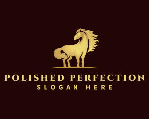 Luxury Horse Mane logo
