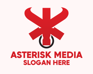 Red Asterisk Bull logo