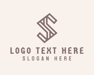 Modern Tech Letter S logo design