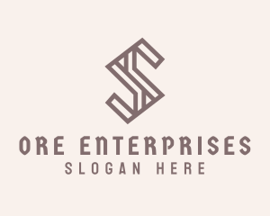 Modern Tech Letter S logo design