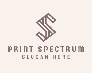 Modern Tech Letter S logo design