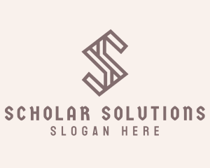 Modern Tech Letter S logo design