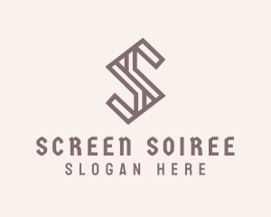 Modern Tech Letter S logo design