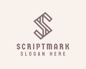 Modern Tech Letter S logo design