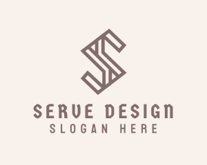 Modern Tech Letter S logo design