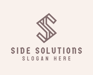 Modern Tech Letter S logo design