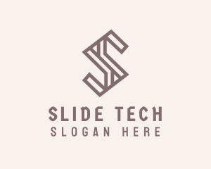 Modern Tech Letter S logo design