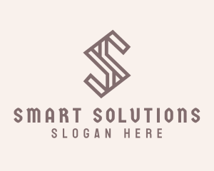 Modern Tech Letter S logo design