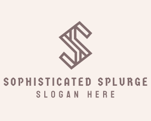 Modern Tech Letter S logo design