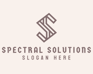 Modern Tech Letter S logo design