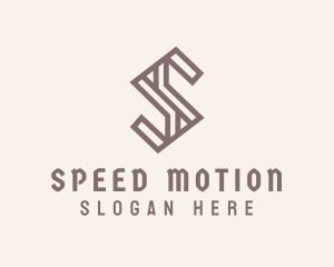 Modern Tech Letter S logo design