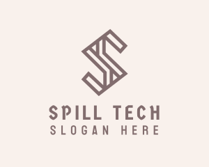 Modern Tech Letter S logo design