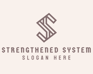 Modern Tech Letter S logo design