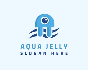 Electrical Plug Jellyfish logo design