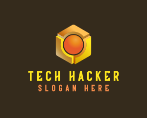 Tech Cube Sphere logo design