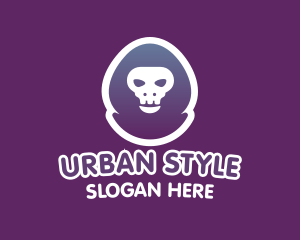 Gamer Skull Hoodie logo