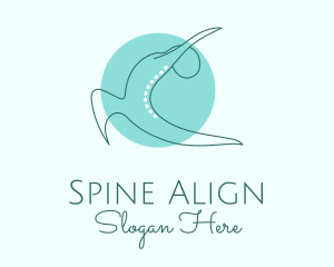 Spine Body Yoga logo design