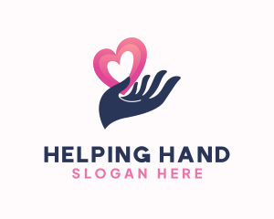 Love Hand Foundation logo design