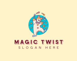 Circus Clown Performer logo