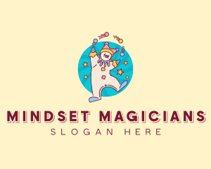 Circus Clown Performer logo design