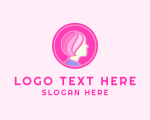 Woman Hair Salon Logo