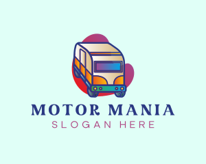 Retro Camper Van logo design