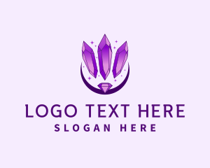 Elegant Crystal Diamond logo