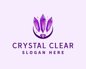 Elegant Crystal Diamond logo design