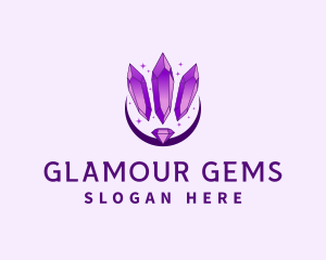 Elegant Crystal Diamond logo design