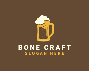 Craft Beer Mug Pub logo design